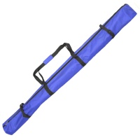 Чехол лыжный с молнией и двумя фиксаторами "Б" (синий) р.150 см ЧЛ150