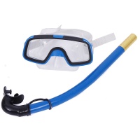 Набор для плавания детский маска+трубка (ПВХ) (синий) E33168